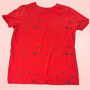 3/$10 bcg T-Shirt XL (16) Red Splatter